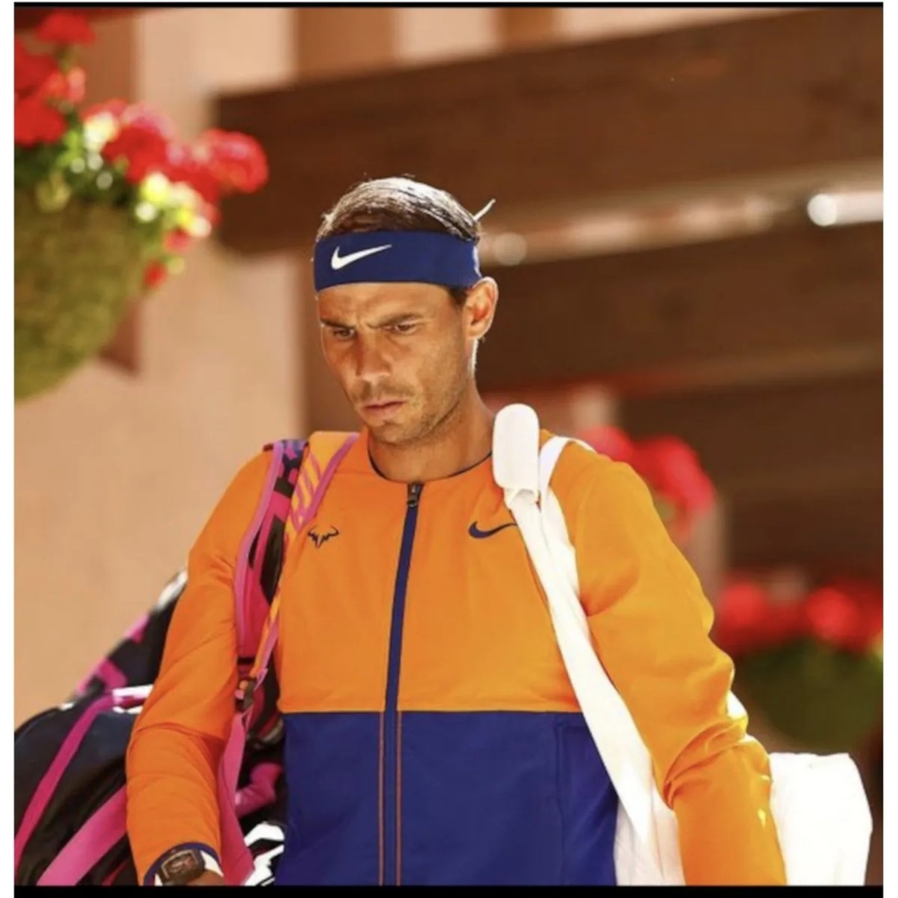 Nike Dri-fit Rafael Nadal full zip tennis warmup
